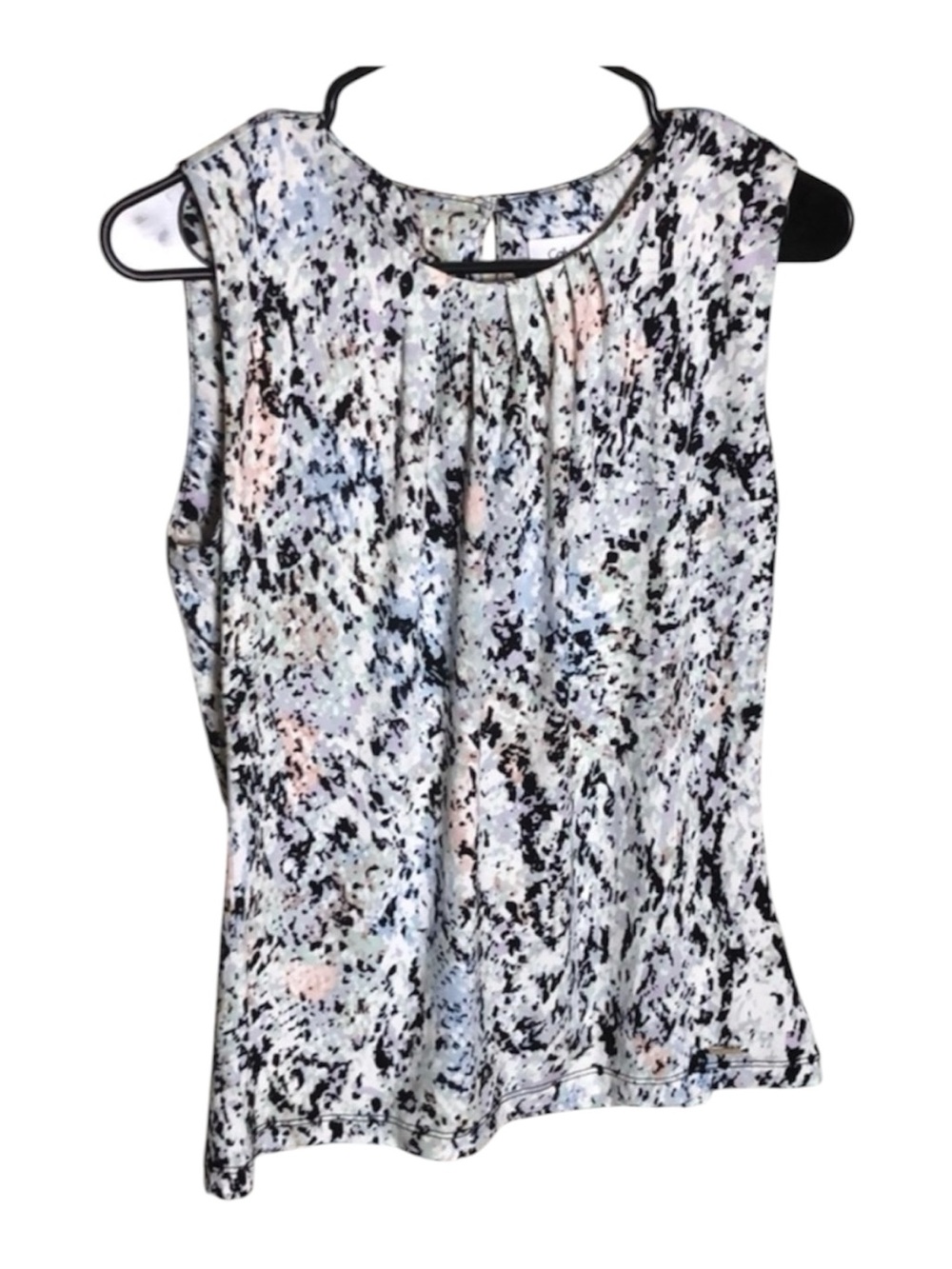 Calvin Klein Multicolor Sleeveless Blouse Size M